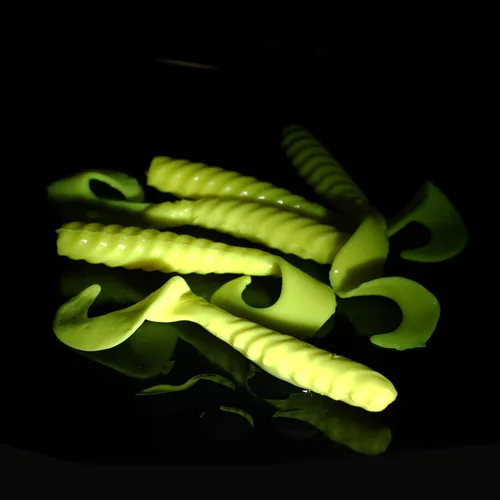 Miniatura 3 de Cebo de natación Q8 Super Cebo de cola rizada Chartreuse