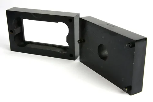 Miniatura 2 de TEMCo Industrial TH0306 Rectángulo 3.622 in x 1.811 in 1/8 DIN Panel Meter Punch Dies 3.622" x 1.811