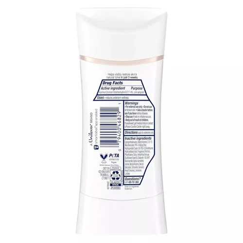 Miniatura 2 de Dove Desodorante antitranspirante de tono uniforme para tono de piel desigual Polvo bloqueador de sudor para sensación fresca todo el día 2.6 oz 3