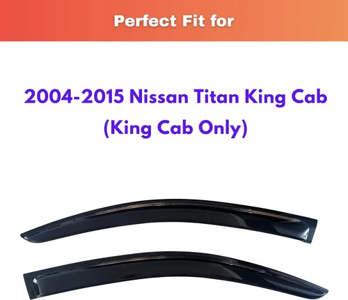 Miniatura 112 de KPY Visor de ventana compatible con Kia Soul 2009-2013, Protector contra lluvia de 4 unidades, deflectores de ventilación de ventana lateral