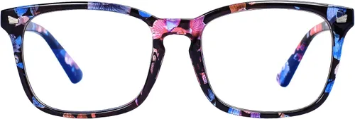 Miniatura 22 de MAXJULI - Lentes de bloqueo de luz azul, para lectura en computadora/juegos/TV/teléfonos para mujeres y hombres (marrón)