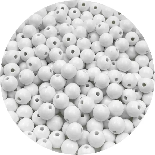 Miniatura 28 de 400 cuentas redondas de acrílico pastel de 0.315 pulgadas (0.315 in), cuentas espaciadoras de color caramelo, cuentas de resina de plástico para 306