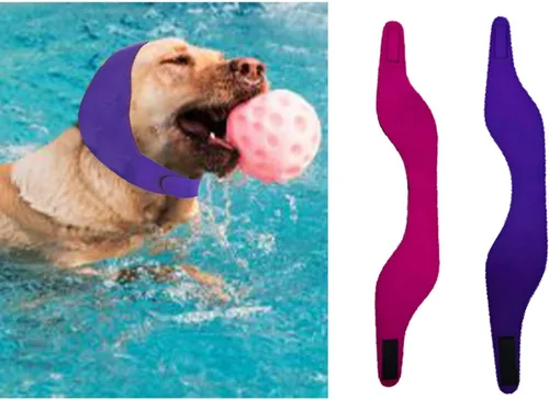 Miniatura 12 de MANON ROSA Cubiertas impermeables para las orejas de perro, para bañarse y nadar, 2 gorras de natación antideslizantes mejoradas, tapones para los 1