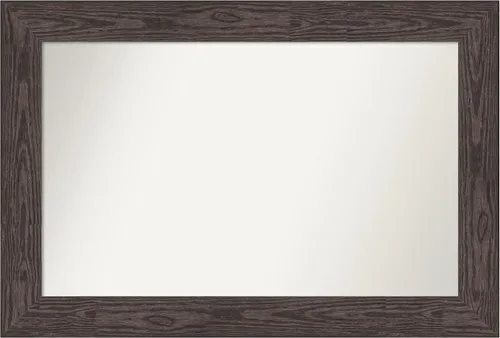 Miniatura 100 de Amanti Art Espejo personalizado, espejo de baño negro puente, espejo de pared o espejo de tocador de baño sobre el fregadero (26 x 26 pulgadas)