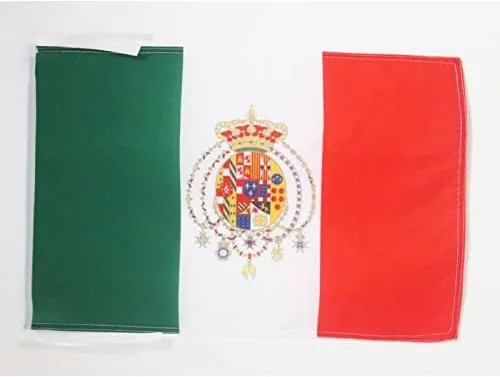 Miniatura 756 de Bandera de México AZ FLAG, 45.7 x 30.5 cm, con cordones - Pequeñas banderas mexicanas de 30 x 45 cm - Bandera de 45.7 x 30.5 cm