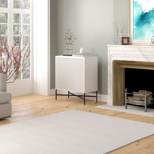 Miniatura 6 de Henn&Hart Brighton Accent Gabinete, 28" de ancho, blanco Blanco nube