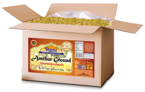 Miniatura 4 de Rani Amchur (Mango) - Especias en polvo molido de 400 onzas (25 libras) 25.0 lbs caja a granel ~ Todo natural, origen indio Sin color Apto