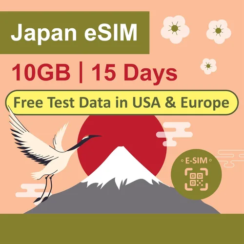 Miniatura 27 de Datos de Japón SOLO tarjeta SIM 15 días Datos de Internet ilimitados (10 GB a 4G LTE de datos de alta velocidad luego baja a 128 kbps) Red