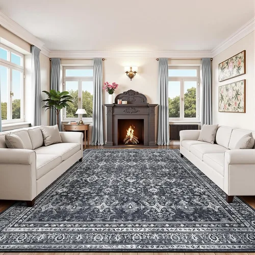 Miniatura 36 de Lofus Alfombra de pasillo de 2 x 10 pies para pasillos, alfombra verde lavable con parte trasera de goma antideslizante, alfombra suave de pelo bajo