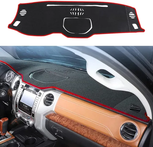 Miniatura 24 de Cubierta de salpicadero para salpicadero, alfombra personalizada para Toyota RAV4 2013 2014 2015 2016 2017 2018 Accesorios antideslizante protector