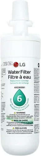 Miniatura 4 de LG LT700P - Filtro de agua de repuesto para refrigerador de 6 meses / 200 galones (NSF42 y NSF53) ADQ36006101, ADQ36006113, ADQ75795103