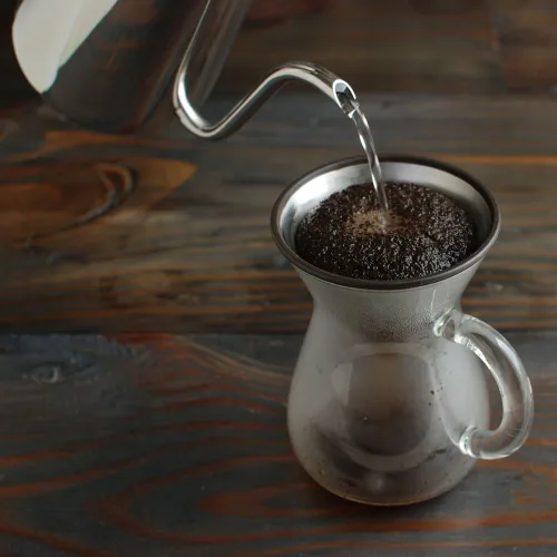 Miniatura 4 de Kinto Juego de café de jarra de 10.1 fl oz con filtro de acero inoxidable