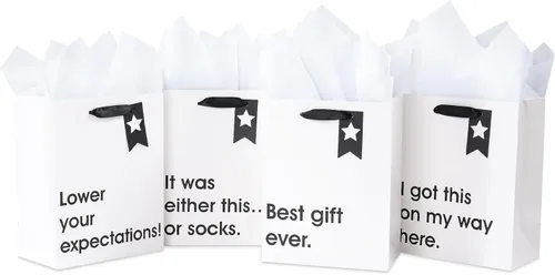 Miniatura 13 de Loveinside Bolsas de regalo de tamaño mediano, bolsa de regalo con patrón de mármol colorido con papel de seda para compras, fiestas, bodas, baby
