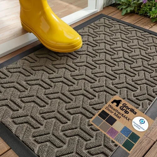 Miniatura 57 de Gorilla Grip - Tapete WeatherMax todoterreno 100% impermeable, caucho natural, resistente a manchas y decoloración, perfil bajo, interior y Grafito