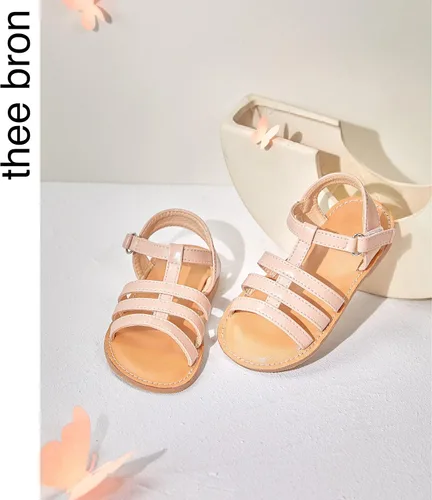 Miniatura 165 de THEE BRON Sandalias cómodas para niñas, zapatos para niños, sandalias rellenas