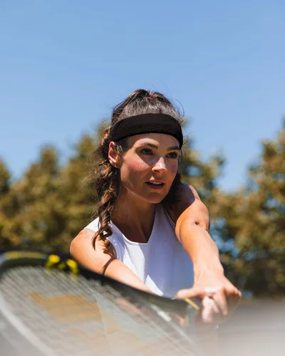 Miniatura 4 de Suddora Diadema de entrenamiento para hombres y mujeres, banda deportiva que absorbe la humedad, bandas de tela de rizo de algodón ligero