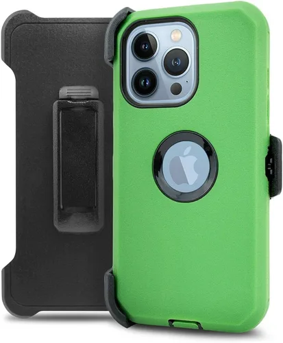 Miniatura 7 de Funda diseñada para iPhone 13 Pro Max (6.7 pulgadas), protección contra caídas de cuerpo completo con clip para cinturón, funda resistente