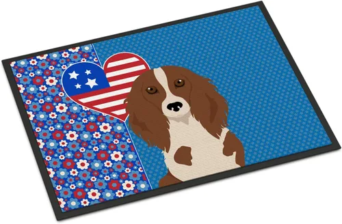 Miniatura 49 de Caroline's Treasures WDK5119JMAT Airedale Terrier USA - Tapete para interiores o exteriores, 24 x 36 pulgadas, tapete para puerta delantera