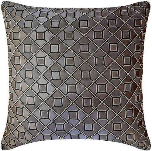 Miniatura 6 de The HomeCentric Fundas de almohada, fundas de cojín decorativas marrones para sofá de 16 x 16 pulgadas (15.7 x 15.7 in), cojines jacquard, 7. Marrón