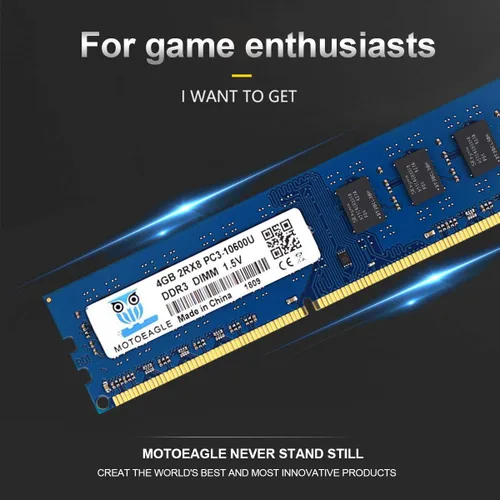 Miniatura 2 de Kit de 8 GB (2 x 4 GB) DDR3 1333 MHz UDIMM 4 GB PC3-10600U 2RX8 PC3 1333 DDR3 10600 CL9 1.5V 240-PIN sin ECC sin búfer Módulo RAM de memoria de DDR3
