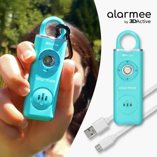 Miniatura 4 de 3DActive Alarmee - Alarma de seguridad personal para mujeres, niños, adolescentes y personas mayores, alarma de emergencia de 130 dB, dispositivo