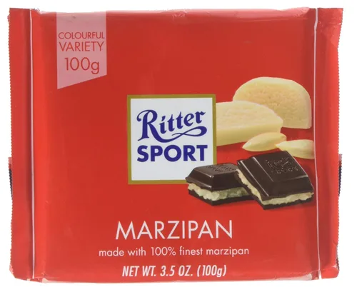 Ritter Sport Mazapán (1 barras cada 3.53 oz) - fresco de Alemania