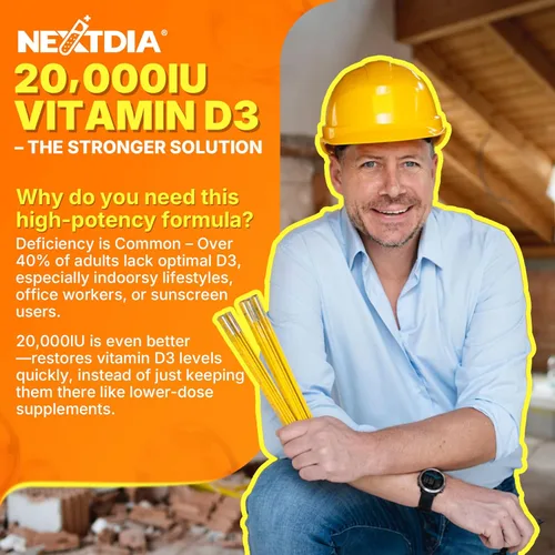 Miniatura 5 de Vitamina D3 20,000 UI + Vitamina K2 (MK4 y MK7) 200 mcg + citrato de calcio, vitamina D3 K2 Softgel óptimo - Hueso y músculo fuertes, absorción