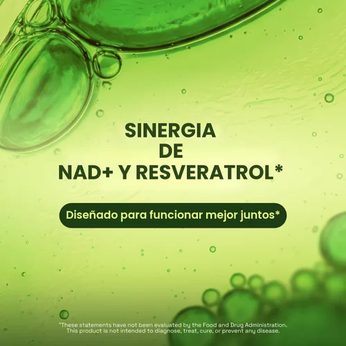 Miniatura 7 de Cata-Kor Suplemento liposomal NAD con resveratrol – Alternativa al suplemento NMN – Suministro de 60 días – Probado por terceros – 120 cápsulas