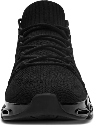 Miniatura 2 de DYKHMATE Zapatos de punta de acero para hombres y mujeres, zapatillas de seguridad ligeras, tenis con punta de acero, zapatos de trabajo