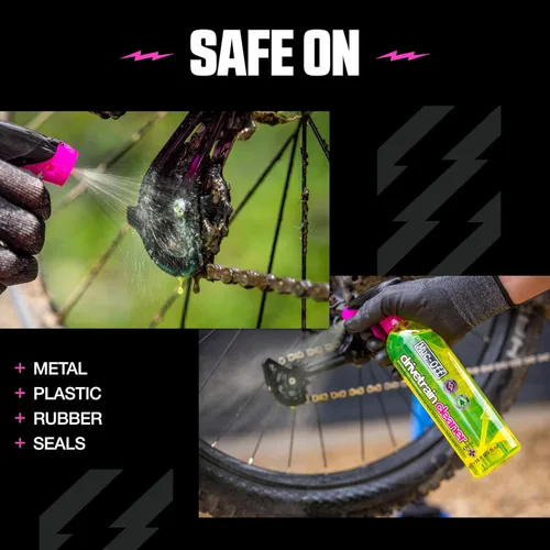 Miniatura 5 de Muc-Off Bio Drivetrain Cleaner Efectivo Limpiador y Desengrasante Biodegradable en Aerosol para Cadena de Bicicleta Apto para Todo Tipo