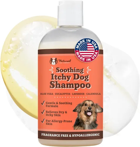 Miniatura 14 de Natural Dog Company Acondicionador de piel sensible para perros – Avena hidratante para pieles sensibles y con picazón, fórmula desenredante de aseo