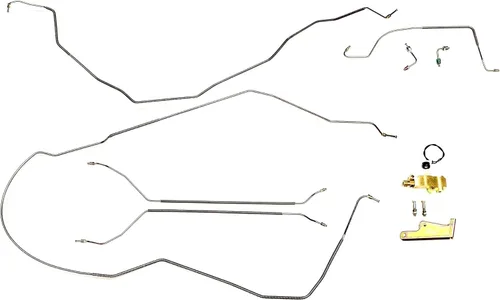 Miniatura 5 de Kit completo de línea de freno de coche – Se adapta a 64-67 Chevelle/Malibu Hardtop – Acero recubierto Galfan – The Stop Shop