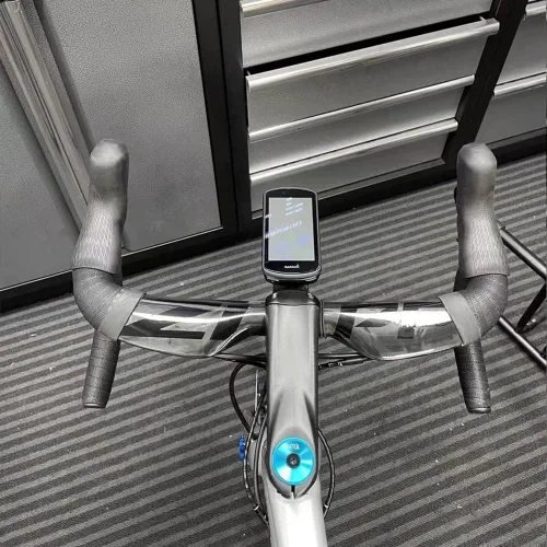 Miniatura 8 de Cestbon Compatible con Garmin Edge Wahoo Elemnt Bryton Stages Hammerhead Out Soporte delantero para bicicleta GoPro Faro Combo Mount para Zipp SL
