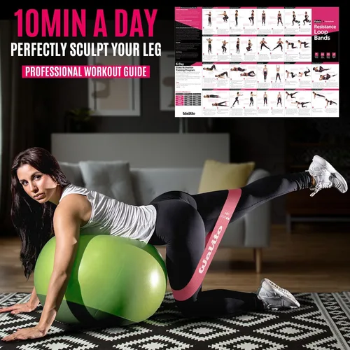 Miniatura 6 de Fabric Resistance Bands for Working Out - Booty Bands for Legs -Glutes Training for Women and Men - Exercise Bands for Squats, Yoga, Physical