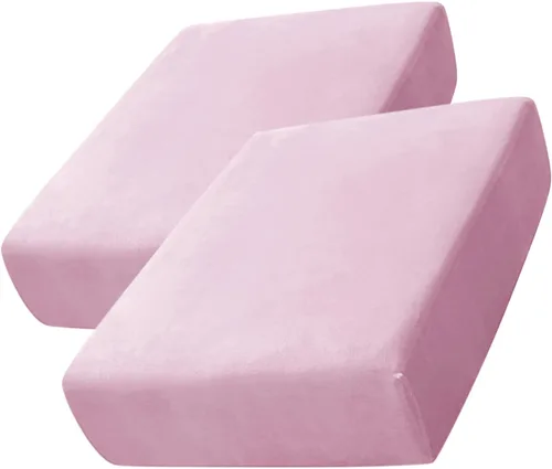 Miniatura 22 de CONRUSER Funda de cojín elástica de terciopelo suave, funda de cojín de felpa de terciopelo suave, funda de sofá, protector de muebles con parte