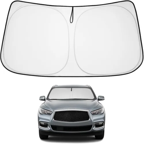 Miniatura 24 de Proadsy Parasol para parabrisas actualizado 2025, ajuste personalizado Dodge RAM 1500 2Dr 2019-2024 2025, 4 capas, plegable, protector de parasol