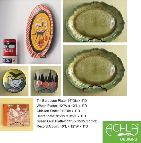 Miniatura 5 de Colgador de pared de placa mediano, paquete de 2