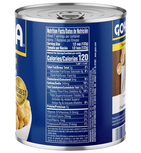 Miniatura 2 de Goya Foods - Guisantes de garbanzo, 29 onzas (paquete de 12)