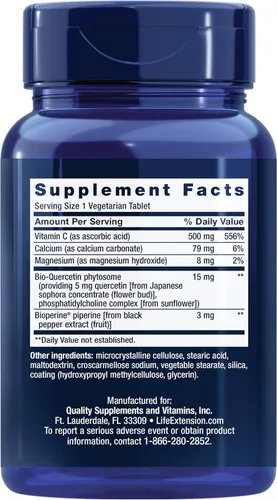 Miniatura 2 de Life Extension Fitosoma Fast-C y Bio-Quercetina – Entrega rápida y absorción Suplemento de vitamina C para un apoyo inmunológico óptimo – Sin