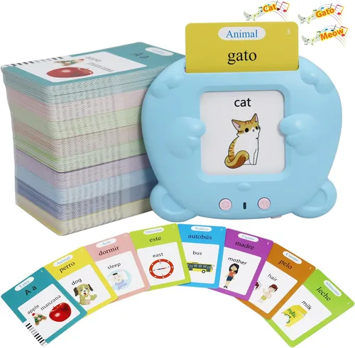 Miniatura 18 de MAYAPHILOS - Tarjetas didácticas del alfabeto con sonido para niños de 3-8 años, 510 palabras, juguete educativo interactivo Montessori, regalos