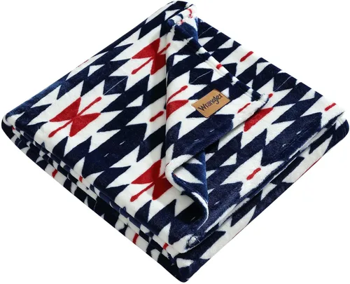 Miniatura 20 de Wrangler - Manta, ropa de cama de felpa suave, decoración occidental para la cama o el sofá (Colt naranja brillante, 50 x 60 pulgadas)