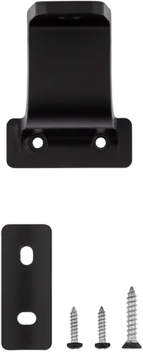 Miniatura 5 de National Hardware Cooper N830-519 - Soporte de barandilla de 3 pulgadas, color negro mate, soporte de barandilla de escalera para escaleras