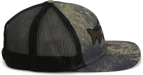 Miniatura 44 de Paramount Outdoors Sombrero de pesca de trucha al atardecer, diseño de silueta de pez de montaña, sombrero para exteriores con cómodo Snapback
