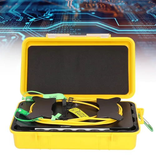 Miniatura 9 de Caja de cable de lanzamiento, 3,280.8 ft SCAPC a SCAPC OTDR Caja de cable Herramienta de prueba de fibra óptica Prueba de material de fibra