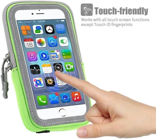 Miniatura 3 de LENPOW - Brazalete multifuncional para deportes al aire libre, a prueba de sudor, bolsa de brazo casual, bolsa de gimnasio, fitness, teléfono