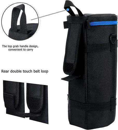 Miniatura 8 de Funda gruesa extra grande para lente de cámara Canon RF 7.874-31.496 in F6.3-9 IS para Nikon 7.087-23.622 in/23.622 in F6.3 para Sony 7.874-23.622