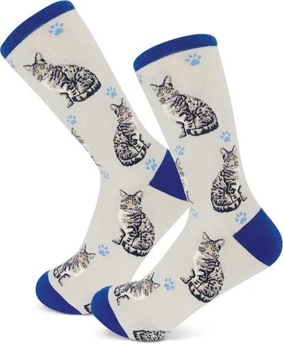Miniatura 24 de E&S Imports Calcetines para amantes de las mascotas, para todas las estaciones, talla única, para mujeres y hombres, regalos para gatos y perros