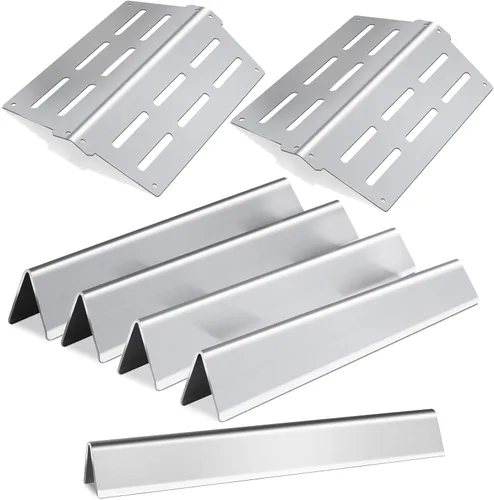 Miniatura 8 de 62752 7620 7622 Piezas de repuesto para parrilla Weber Genesis E310 E320 E330 S310 S320 S330 EP310 EP320 EP330, barras aromatizantes de 17.5