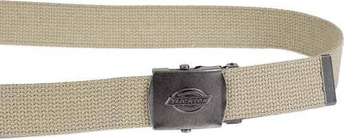 Miniatura 3 de Dickies Cinturón de tela de algodón para hombre con hebilla de logotipo militar