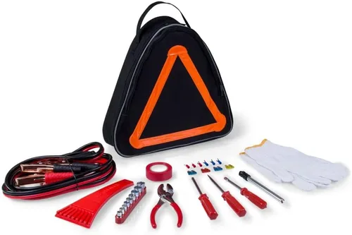 Miniatura 5 de PICNIC TIME NFL - Kit de emergencia para automóvil, seguridad en carretera, asistencia lateral con cables de puente y kit de herramientas